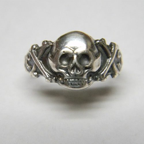 German Skull Ring Nazi Skull Ring The Crossbones NSvendor
